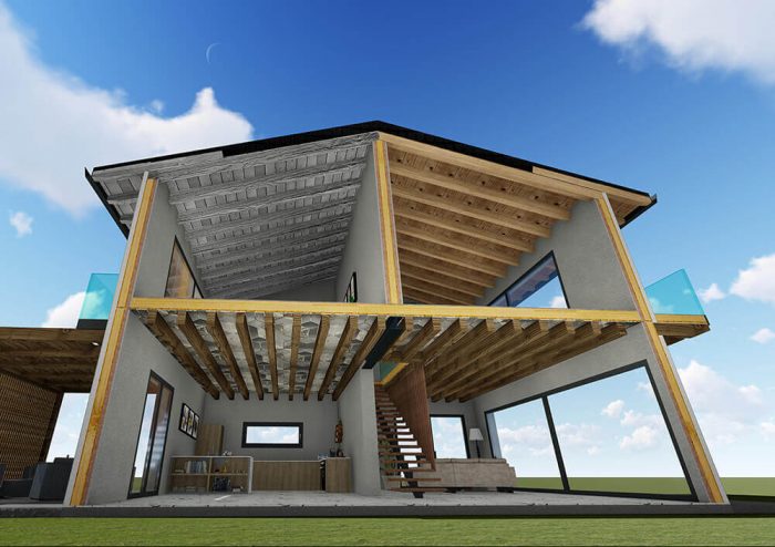Grosso-Legnoarchitetture-telaio-in-legno-sistema-loft-wooden-house-rendering